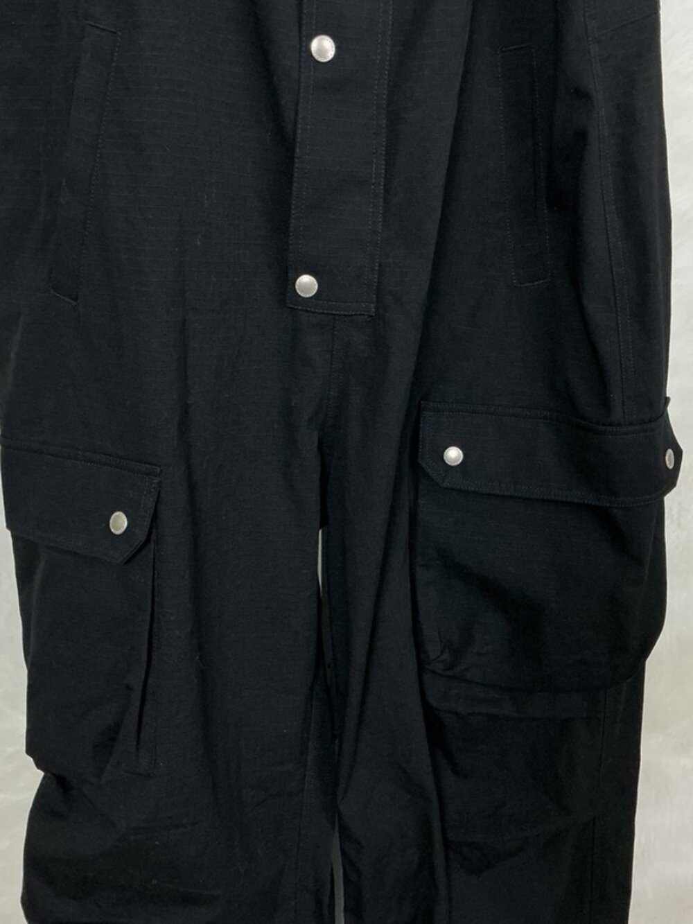 Tyakasha Peanuts Black Oversized Baggy Cargo Overalls S Unisex - Picture 2 of 8